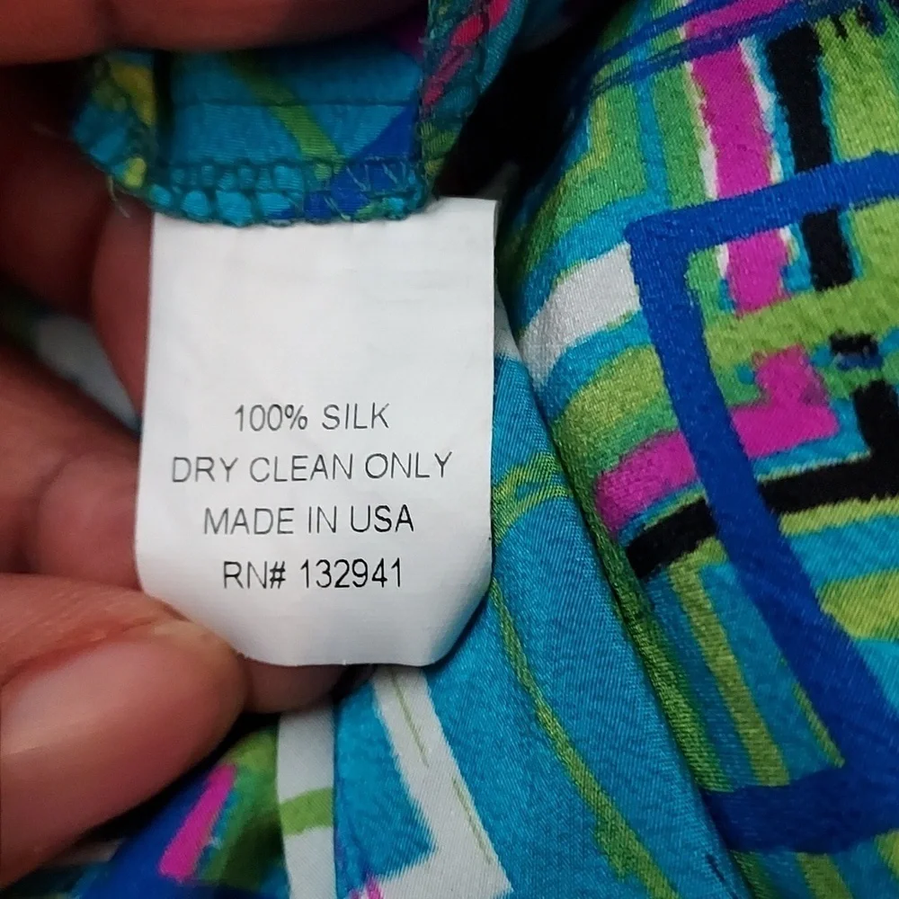 Amanda Uprichard 100% Silk Print Dress - Picture 14 of 14